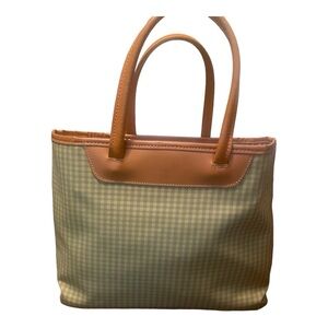 Abaco Paris Coated Canvas and LeatherTote Bag Purse